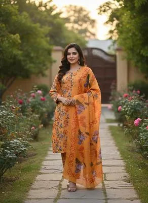 Winter Collection 3 Pcs Stitched Micro Polo Cotton Women Dress Marina Wool Specially