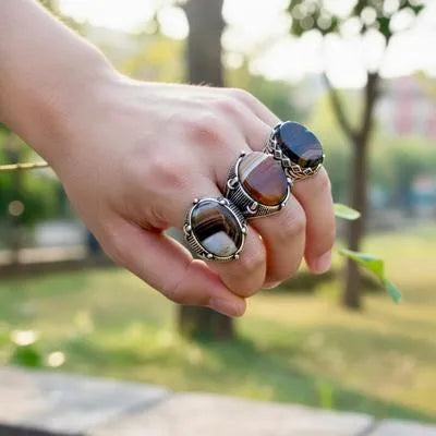 Turkish Design Silver Plated Men's Ring