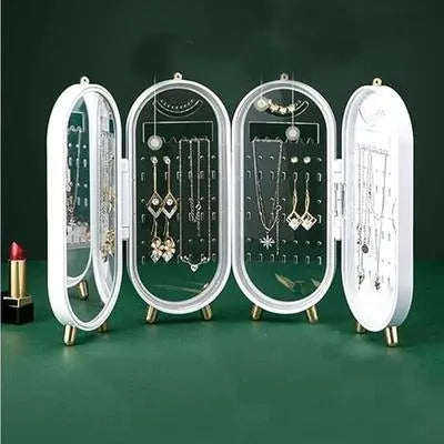 Green Plastic Jewellery Box – Elegant Organizer for Accessories
