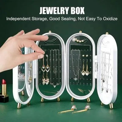 Green Plastic Jewellery Box – Elegant Organizer for Accessories
