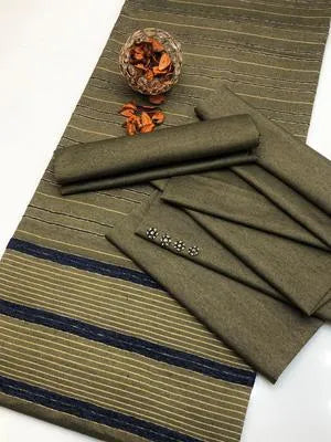 Sussi Plain Unstitched 3-Piece Suit – Multicolor | Shirt, Trouser & Dupatta