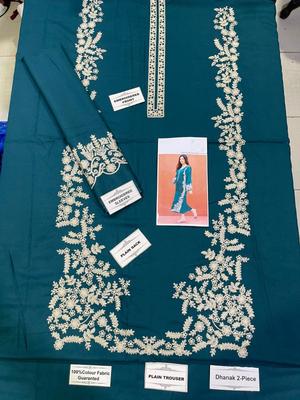 Ladies Unstitched Embroidered 2 Piece Dress | Formal & Casual Wear