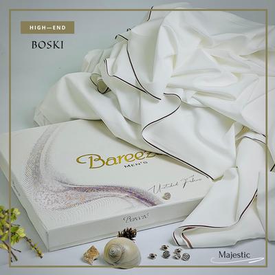 Premium Men’s Unstitched Boski Suit – Off White Plain Fabric