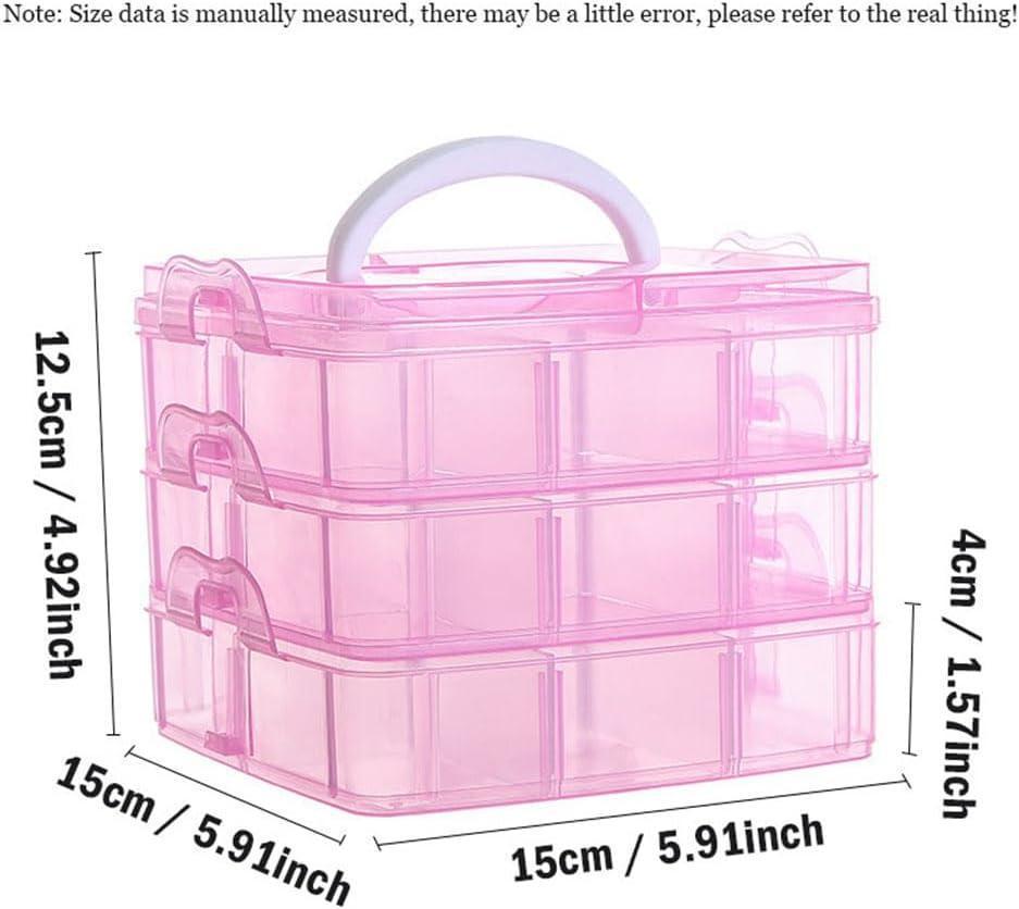 White Plastic Jewellery Box – 1 Pc Accessory Storage Organizer