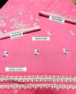 2025 Winter Collection – Women’s Embroidered Dhanak 2 Pc Suit