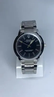 Men’s Quartz Movement Stainless Steel Watch – Water Resistant & Premium Chain Strap