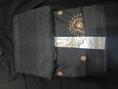 3 Pcs Women's Unstitched Embroidered Suit