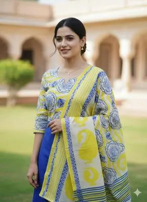 3 Pcs Women's Unstitched Printed Suit