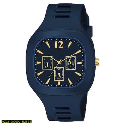 New Silicon Analogue Fashionable Watch for Men – Trendy & Lightweight