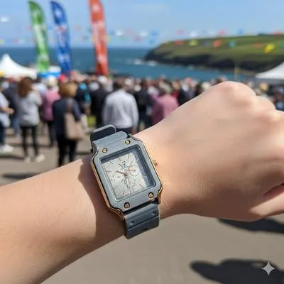 Women’s Premium Quartz Watch by VZ Collection – Modern Grey Strap