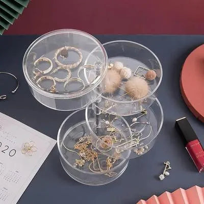 Premium White Jewellery Stand – Aluminium-Plated Accessory Holder