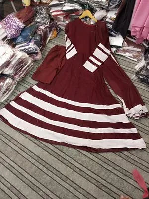 3 Pcs Women's Stitched Crinkle Chiffon Applique Suit